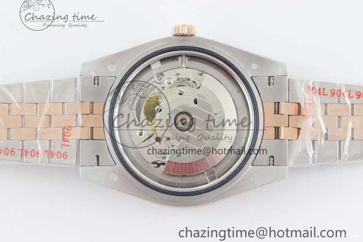 MiroTime 1229 Affordable Datejust 41 SS RG Full Diamonds TWF 1:1 Best Edition Arabic Markers Dial on Jubilee Bracelet A 2385